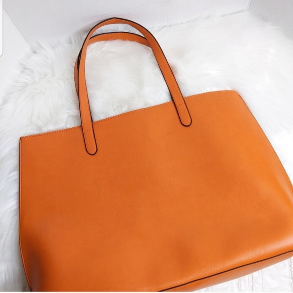 Neiman Marcus Orange Tote - Picture 2 of 4